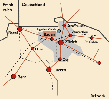 Lageplan Baden